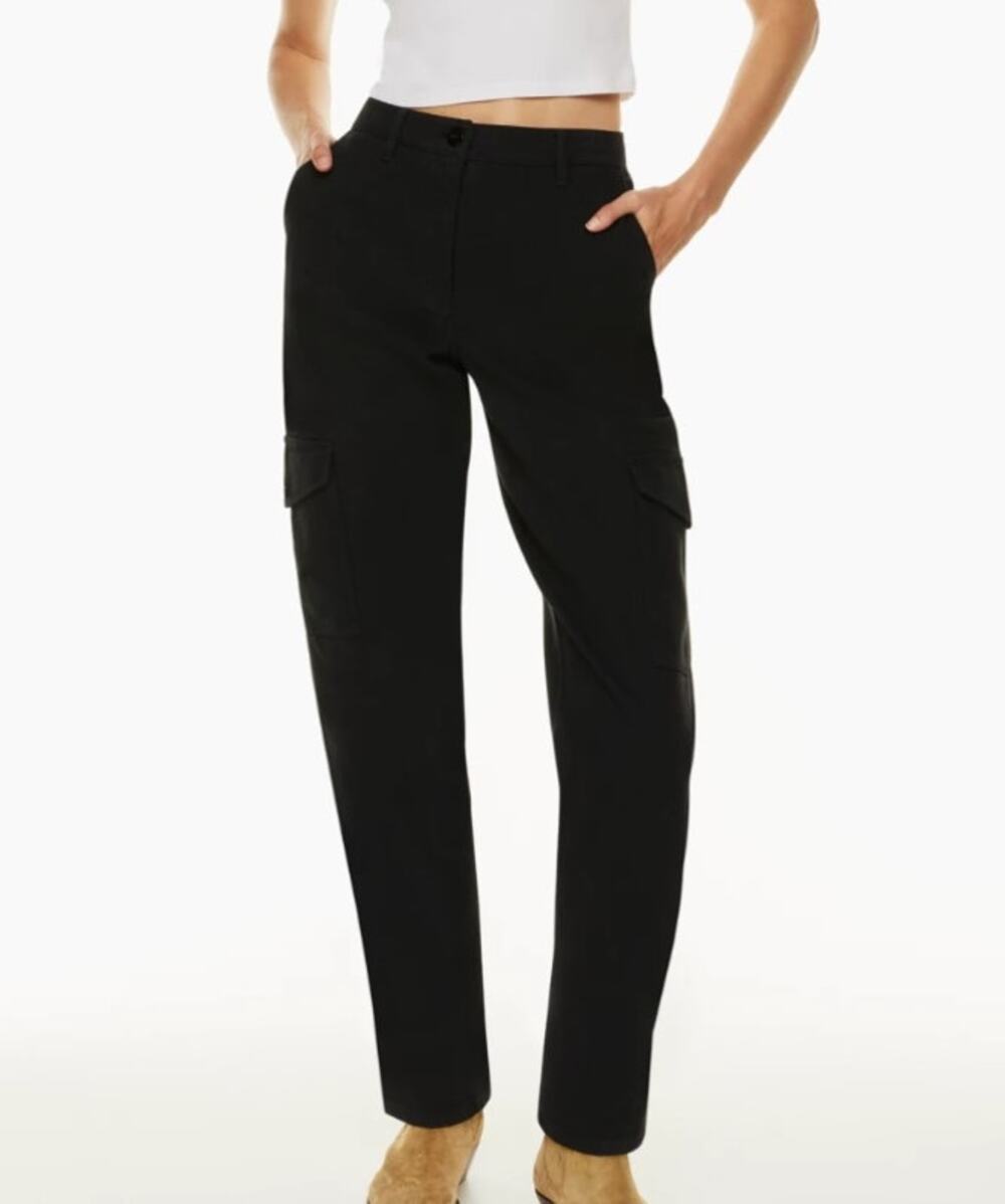 Aritzia Wilfred Free Modern Cargo Pant Black 00